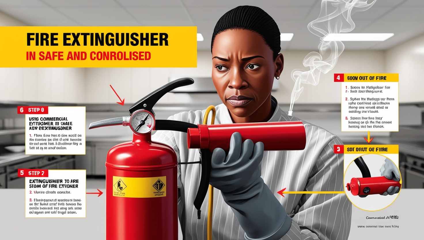 Step-by-Step Instructions for Using a Fire Extinguisher Effectively