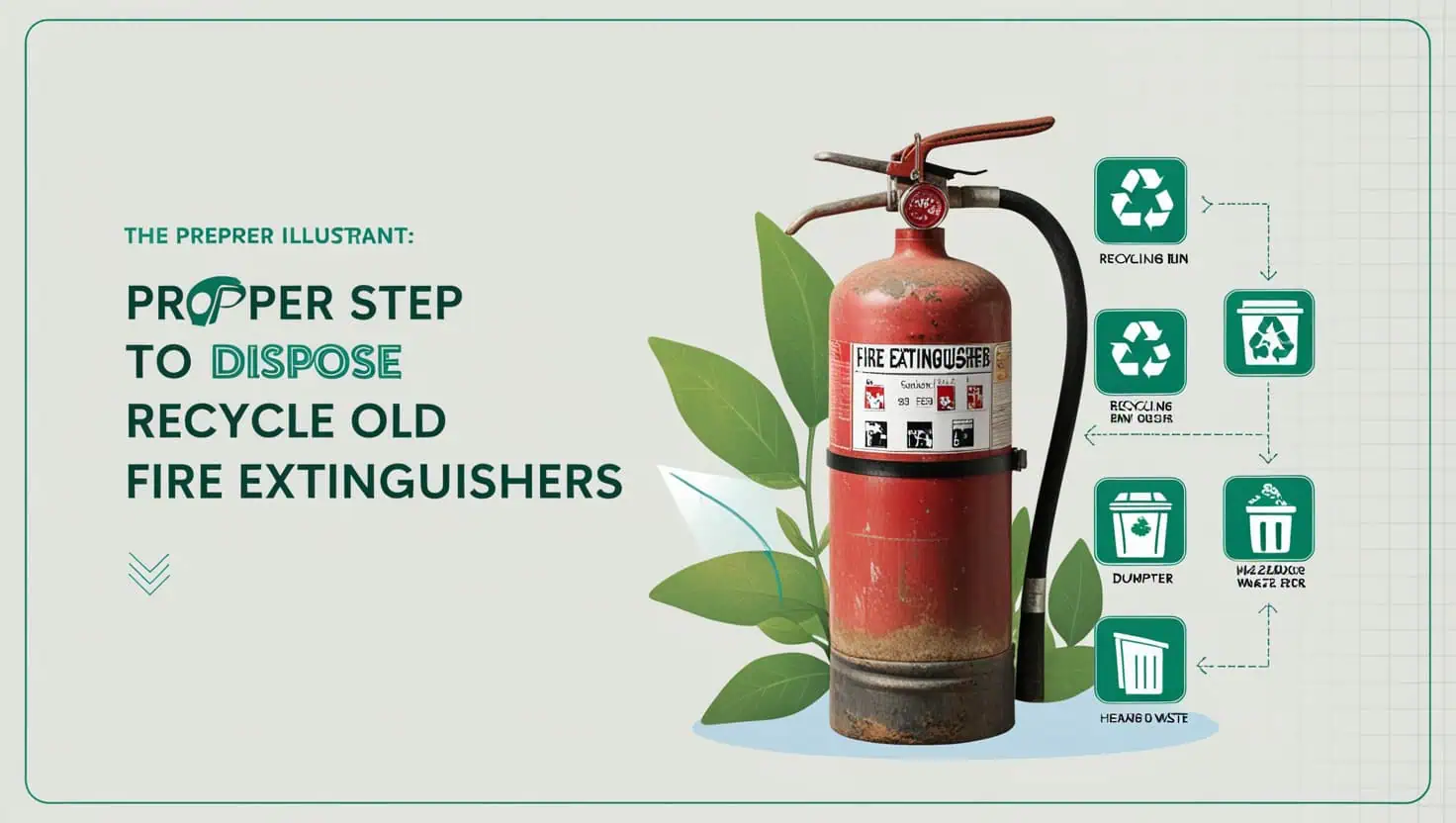 The Proper Way to Dispose or Recycle Old Fire Extinguishers